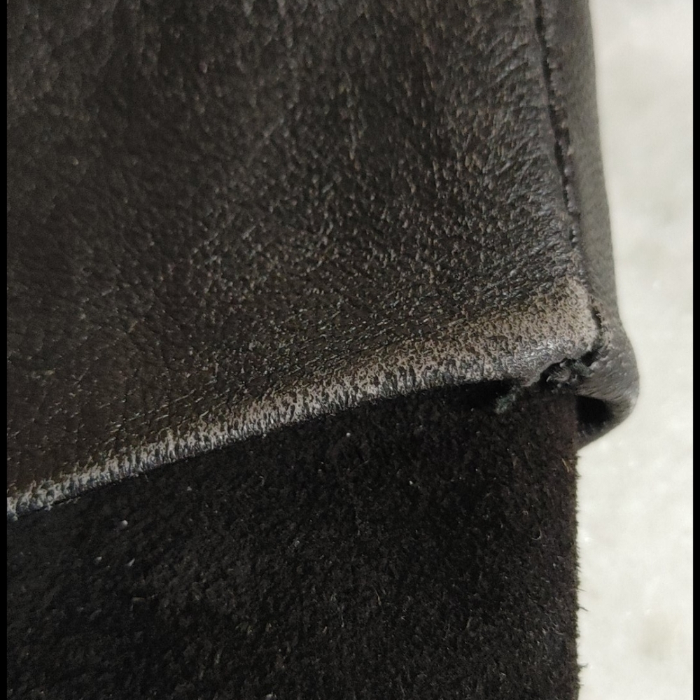 Vintage Designer Layered Leather Black Lambskin Skirt - Picture 15 of 15